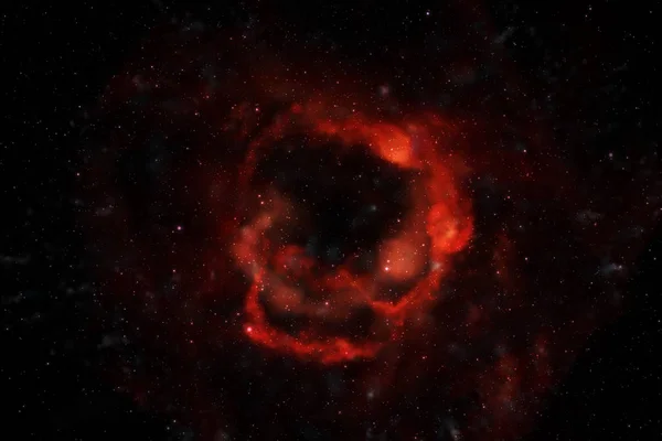 Uzayda renkli gökada