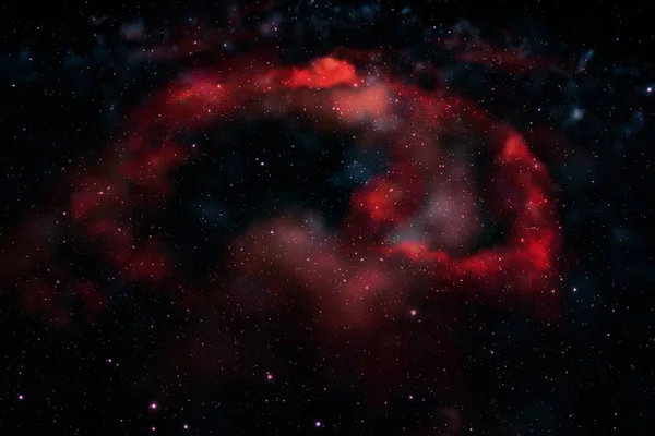 우주에서 다채로운 은하 — 스톡 사진