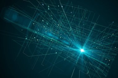 Sayılar ile dijital ızgara