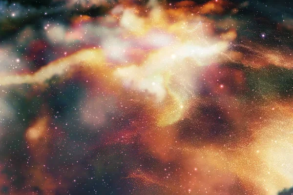Galassia colorata nello spazio — Foto Stock