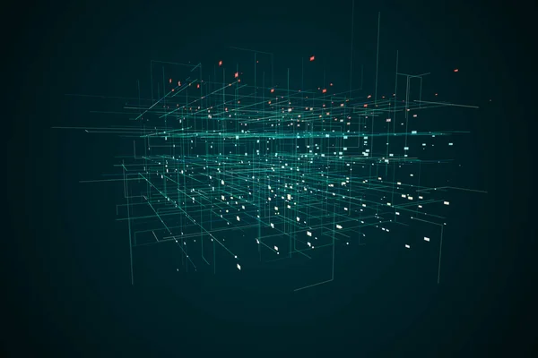 Sayılar ile dijital ızgara