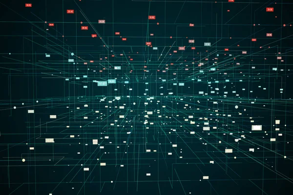 Sayılar ile dijital ızgara