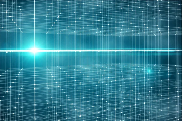 objektif flare ile teknolojik Grid