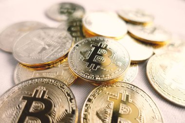 Masada altın Bitcoin.