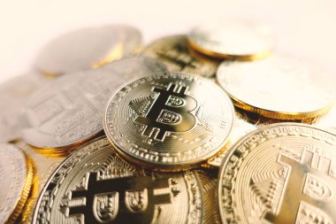 Masada altın Bitcoin.