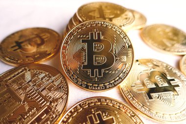 Masada altın Bitcoin.