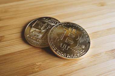 Masada altın Bitcoin.