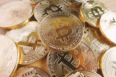 Masada altın Bitcoin.