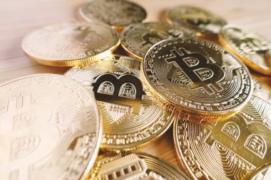 Masada altın Bitcoin.