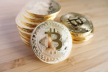 Masada altın Bitcoin.