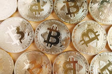 Masada altın Bitcoin.