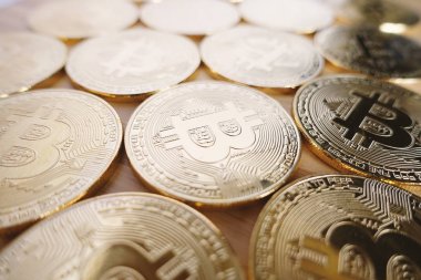 Masada altın Bitcoin.