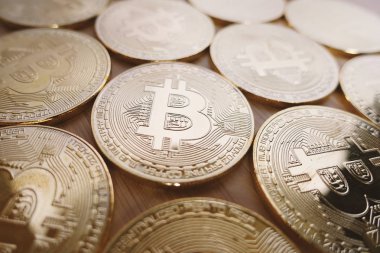 Masada altın Bitcoin.