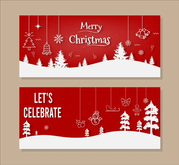Noel Baba 'nın arkaplan resmi, noel ağacı, kollu, kar tanesi ikonu farklı şekil ve formlarda. Posterler, afişler, satışlar ve diğer kış etkinlikleri için. Vektör illüstrasyonu EPS10,