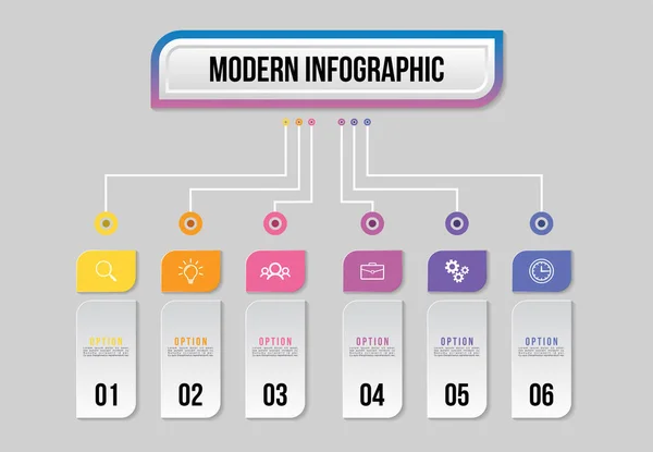 Vektor Infografik Elemente Vorlage Design Zeitachse Zur Visualisierung Von Geschäftsdaten — Stockvektor