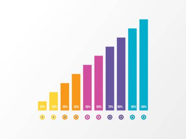 Vektör Infografik tasarım şablonu seçenekleri adımlar ve pazarlama simgeleri ile bilgi grafiği, sunumlar, süreç, diyagramları, yıllık raporlar, iş akışı düzeni için kullanılabilir. Vektör Illustration