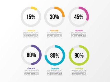 Vektör Infografik tasarım şablonu seçenekleri adımlar ve pazarlama simgeleri ile bilgi grafiği, sunumlar, süreç, diyagramları, yıllık raporlar, iş akışı düzeni için kullanılabilir. Vektör Illustration