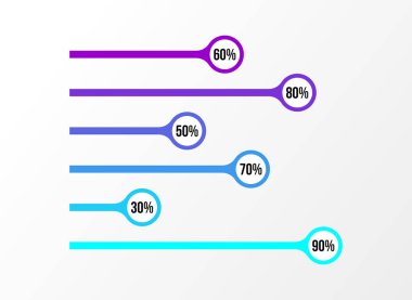 Vektör Infografik tasarım şablonu seçenekleri adımlar ve pazarlama simgeleri ile bilgi grafiği, sunumlar, süreç, diyagramları, yıllık raporlar, iş akışı düzeni için kullanılabilir. Vektör Illustration