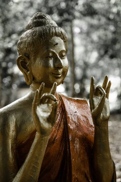 Thailanda Phuket 2019 Wat Tham Pan Monumentul Unui Meditație Două — Fotografie, imagine de stoc