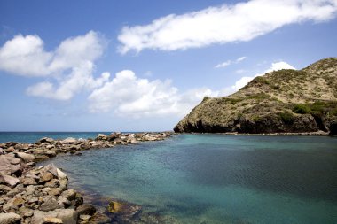 St. Kitts güzel koyda