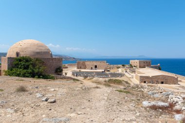 Rethimno town, Crete island, Yunanistan adlı yer alan kale, eski kalıntıları
