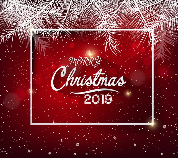 Mutlu Noeller Mutlu Yeni Yıl 2019 — Stok Vektör