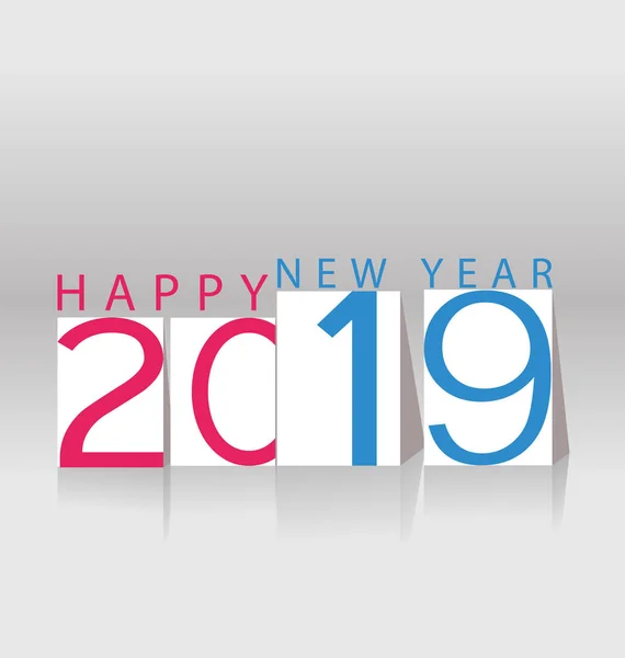 Feliz Año Nuevo 2019 Año Nuevo Chienés Año Del Cerdo — Vector de stock