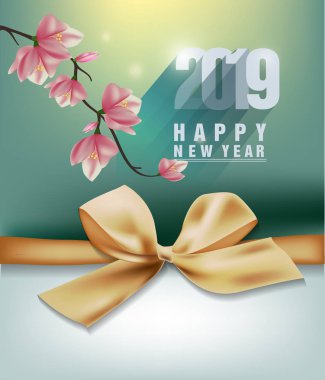 Mutlu yeni yıl 2019. Chienese yeni yıl, yıl domuzun