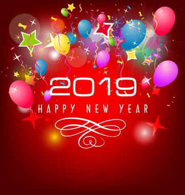 Mutlu yeni yıl 2019. Chienese yeni yıl, yıl domuzun