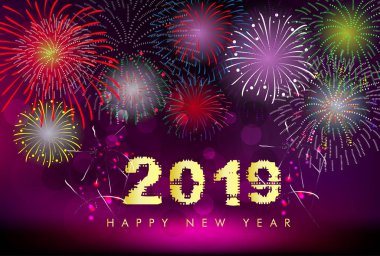 Mutlu yeni yıl 2019. Chienese yeni yıl, yıl domuzun