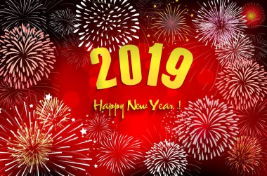 Mutlu yeni yıl 2019. Chienese yeni yıl, yıl domuzun