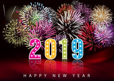 Mutlu yeni yıl 2019. Chienese yeni yıl, yıl domuzun