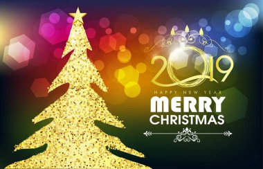 Mutlu yeni yıl 2019. Chienese yeni yıl, yıl domuzun