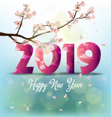 Mutlu yeni yıl 2019. Chienese yeni yıl, yıl domuzun