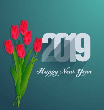 Mutlu yeni yıl 2019. Chienese yeni yıl, yıl domuzun