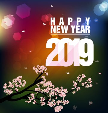 Mutlu yeni yıl 2019. Chienese yeni yıl, yıl domuzun