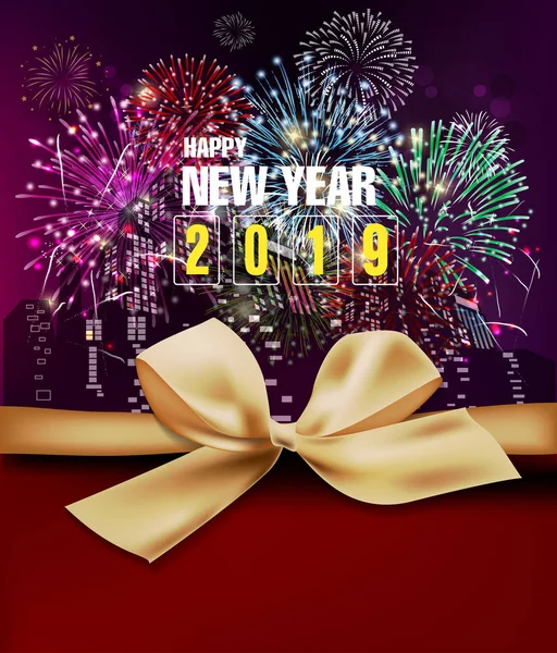 Šťastný Nový Rok 2019 Chienese Nový Rok Rok Prasete — Stockový vektor