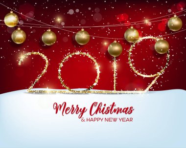 Mutlu çene yeni yıl 2019, yıl domuz. Ay yeni yıl. Çince karakterler mutlu yıllar demek 