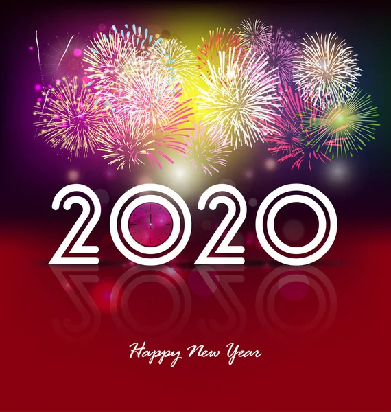 2020年新年快乐 圣诞快乐 2020年春节快乐的老鼠 汉字意味着新年快乐 农历新年 2020 — 图库矢量图片