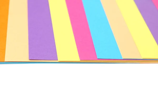 Renkli Kağıt Yığını (Sarı, Pembe, Mor, Mor, Mavi, Aqua, Yeşil, Turuncu, Skyblue) Arka Plan.