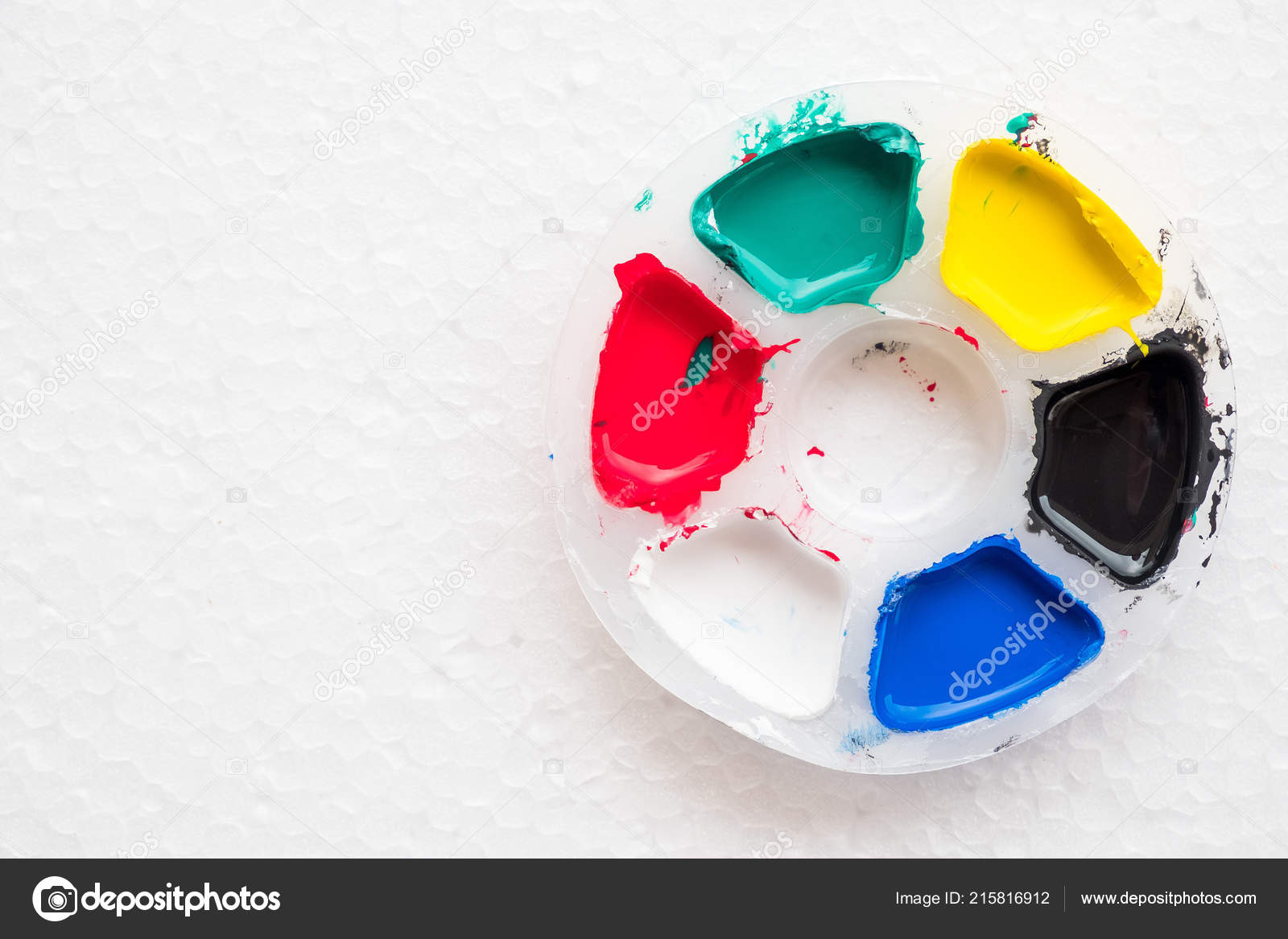 kids paint palette