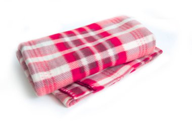 Beyaz arka planda ekose.