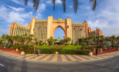Atlantis Palm hotel Palm Jumeira tepe bulunan