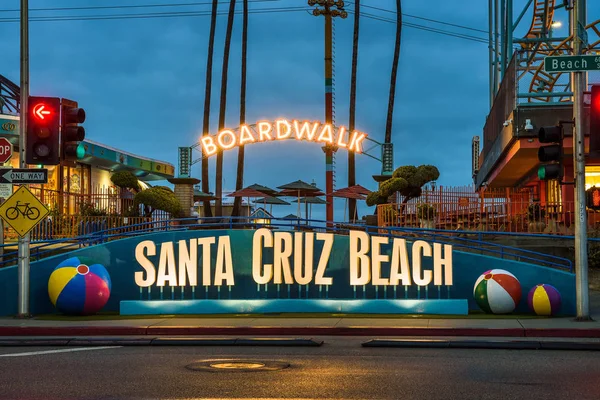 Santa Cruz Promenade und Vergnügungspark — Stockfoto