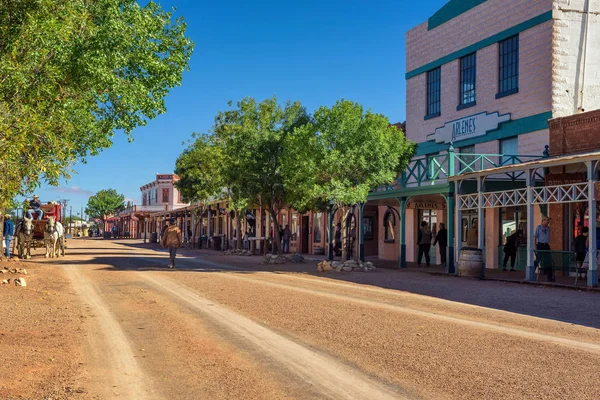 Rua Allen histórica em Tombstone, Arizona — Fotografia de Stock