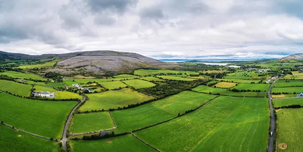 Luftaufnahme des Burren in Irland — Stockfoto