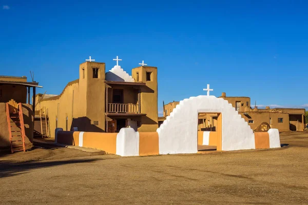 Chiesa di San Geronimo a Taos Pueblo, Nuovo Messico — Foto Stock