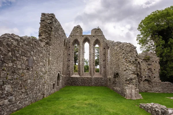 Руїни дюймовий абатство в Північній Ірландії — стокове фото