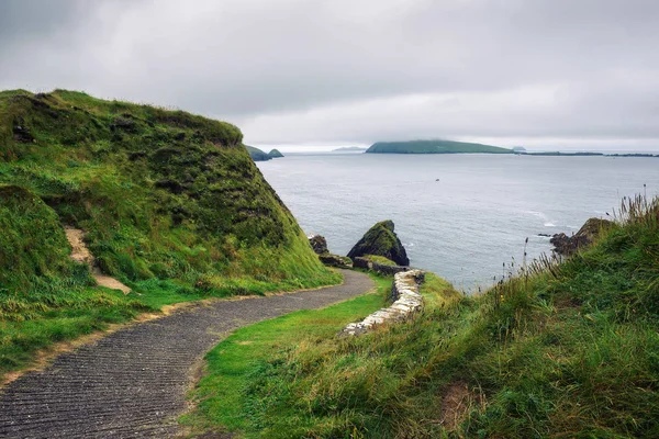 Szlak aż do molo Dunquin w Irlandii — Zdjęcie stockowe