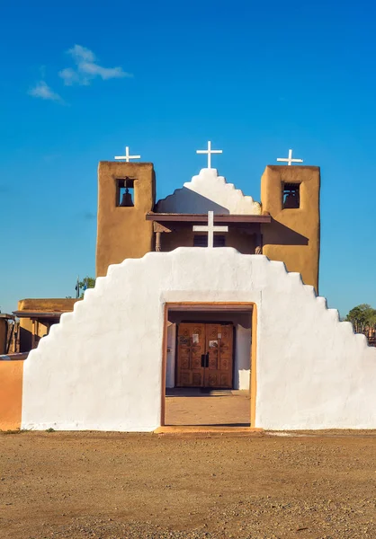 Chiesa di San Geronimo a Taos Pueblo, Nuovo Messico — Foto Stock